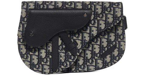 dior oblique jacquard saddle pouch|dior saddle pouch.